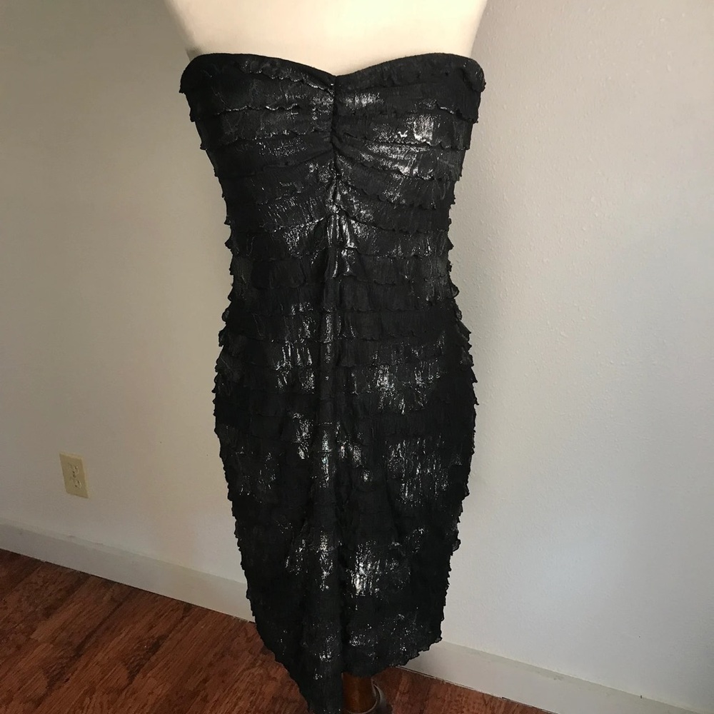 NWT Betsey Johnson Ruffled Pinup Dress